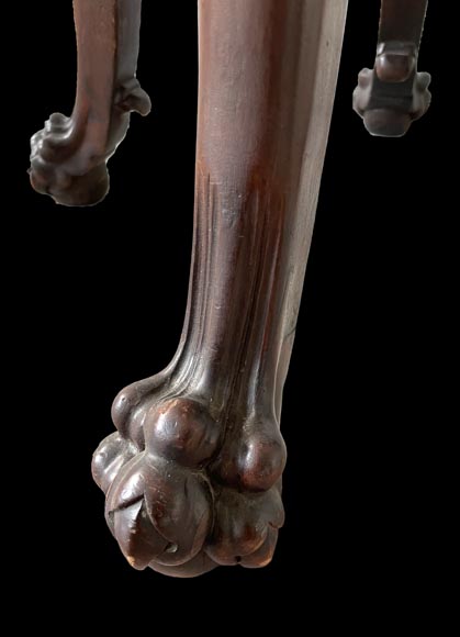 L’Escalier de Cristal – Japoniste guéridon in exotic wood and gilt bronze L’Escalier de Cristal – Japoniste guéridon in exotic wood and gilt bronze-8