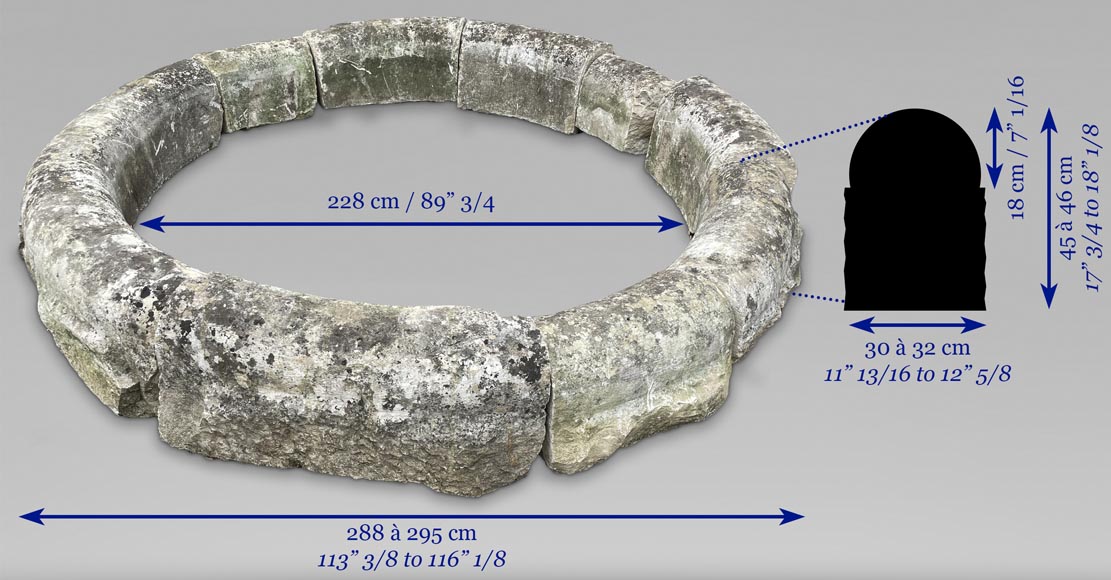 18th-century stone basin 18th-century stone basin-9