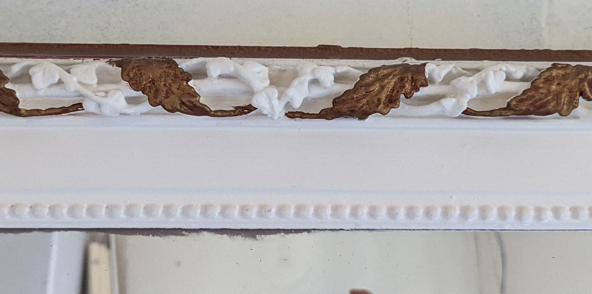 Louis XVI style trumeau with plant frieze decoration Louis XVI style trumeau with plant frieze decoration-1