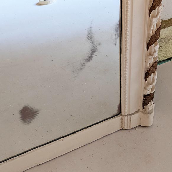 Louis XVI style trumeau with plant frieze decoration Louis XVI style trumeau with plant frieze decoration-5