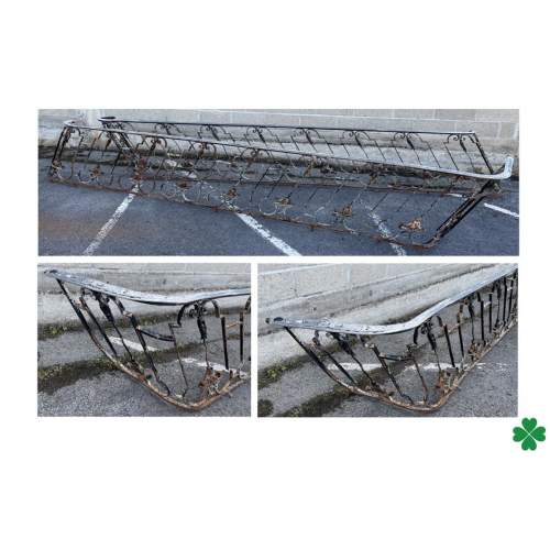 Long pair of staircase railings in the Napoleon III style, 18th century