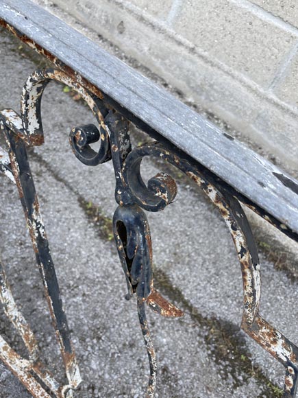 Long pair of staircase railings in the Napoleon III style, 18th century Long pair of staircase railings in the Napoleon III style, 18th century-7