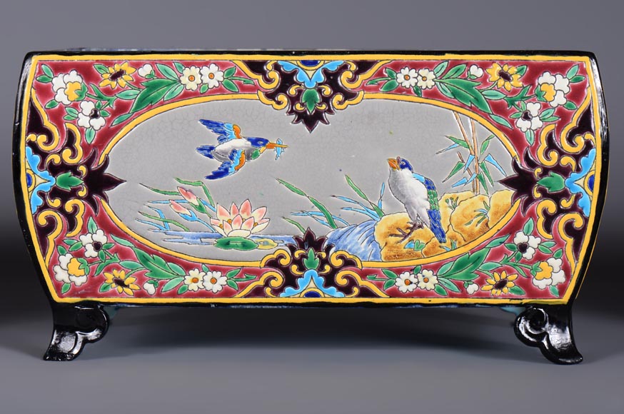 J. VIEILLARD & CIE Manufacture, Mantel Set, second half of the 19th century J. VIEILLARD & CIE Manufacture, Mantel Set, second half of the 19th century-3