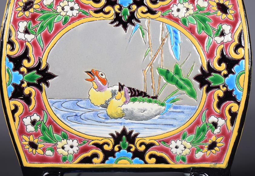 J. VIEILLARD & CIE Manufacture, Mantel Set, second half of the 19th century J. VIEILLARD & CIE Manufacture, Mantel Set, second half of the 19th century-7