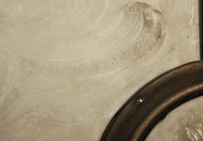 Extraordinary monumental fireplace signed by Jules Allard and Louis Ardisson coming from the Berwind Estate, Fifth Avenue, New York Extraordinary monumental fireplace signed by Jules Allard and Louis Ardisson coming from the Berwind Estate, Fifth Avenue, New York-16