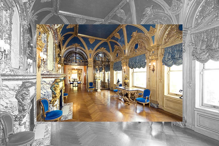 Extraordinary monumental fireplace signed by Jules Allard and Louis Ardisson coming from the Berwind Estate, Fifth Avenue, New York Extraordinary monumental fireplace signed by Jules Allard and Louis Ardisson coming from the Berwind Estate, Fifth Avenue, New York-19