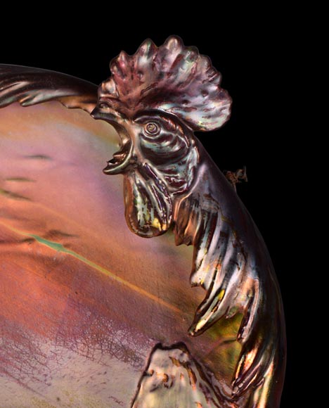 JÉRÔME MASSIER – Iridescent dish, L’Aurore-1