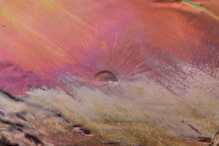 JÉRÔME MASSIER – Iridescent dish, L’Aurore-3