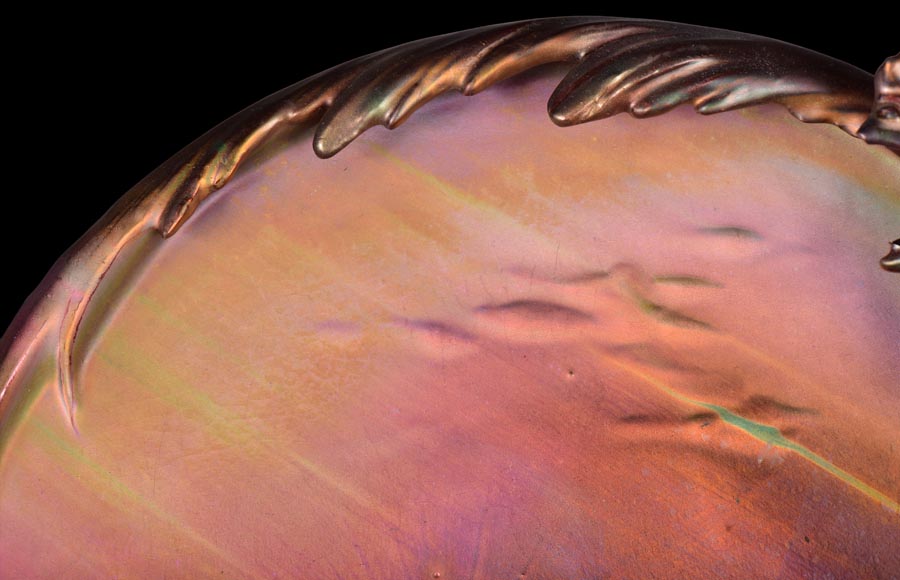 JÉRÔME MASSIER – Iridescent dish, L’Aurore-4