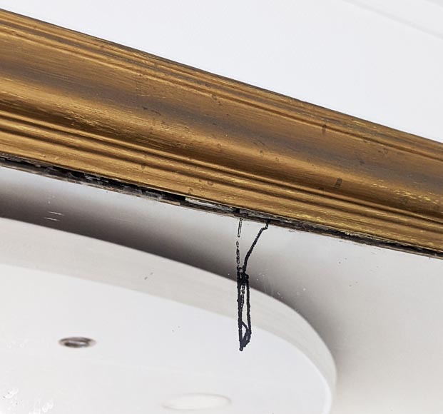 Louis XVI style moulded trumeau, gilded paintwork Louis XVI style moulded trumeau, gilded paintwork-2