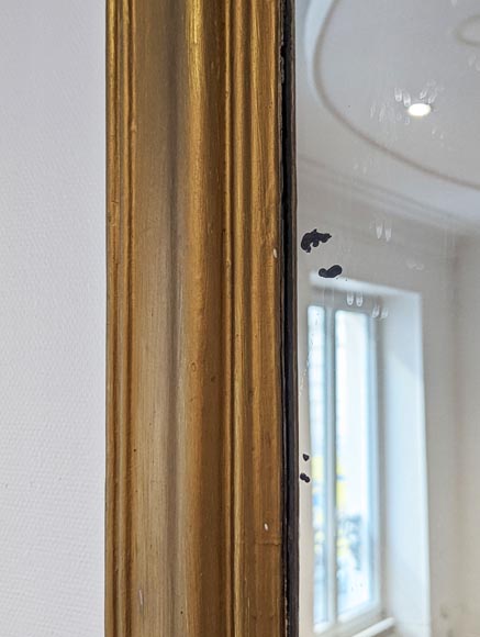 Louis XVI style moulded trumeau, gilded paintwork Louis XVI style moulded trumeau, gilded paintwork-4