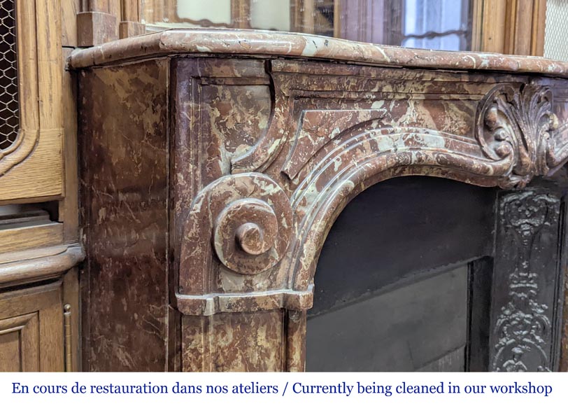 Louis XV style oak paneling and bookcase Louis XV style oak paneling and bookcase-9