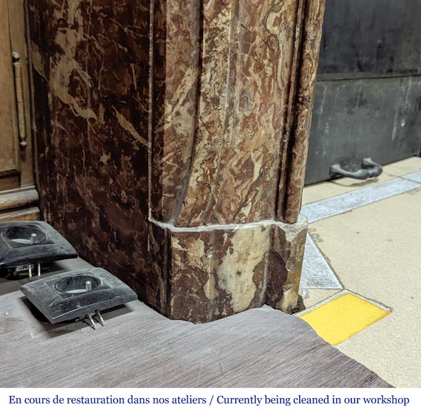 Louis XV style oak paneling and bookcase Louis XV style oak paneling and bookcase-10