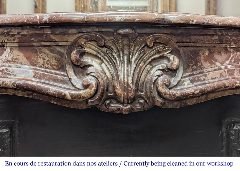 Louis XV style oak paneling and bookcase Louis XV style oak paneling and bookcase-11