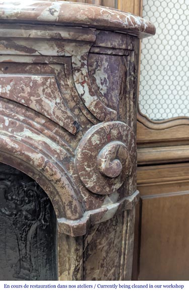 Louis XV style oak paneling and bookcase Louis XV style oak paneling and bookcase-15