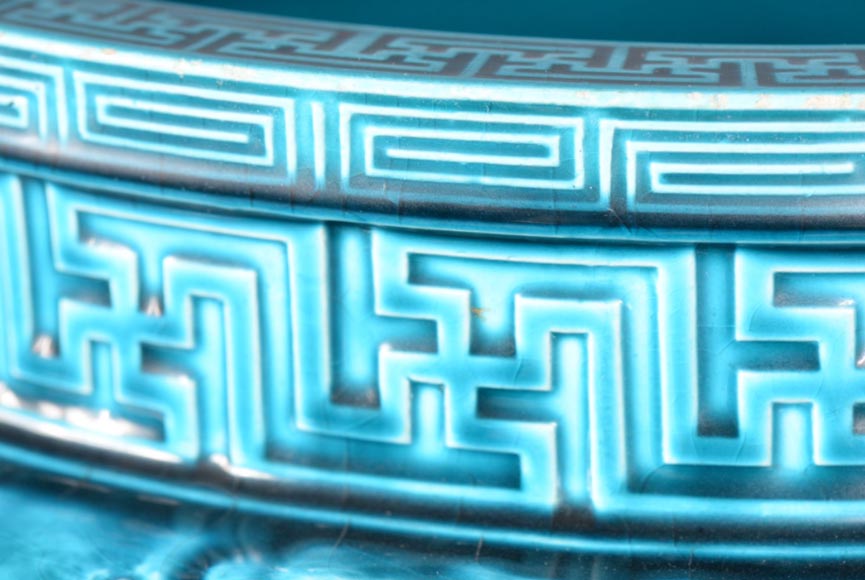 Théodore DECK, Large vase of Far Eastern inspiration, late 19th century Théodore DECK, Large vase of Far Eastern inspiration, late 19th century-4