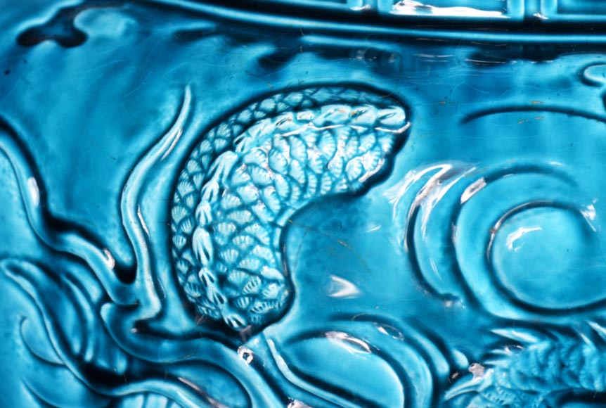 Théodore DECK, Large vase of Far Eastern inspiration, late 19th century Théodore DECK, Large vase of Far Eastern inspiration, late 19th century-10