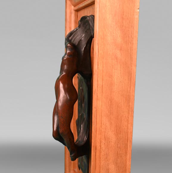 Pierre BRAECKE, Art Nouveau style handle with the inscription “L. Solvay”, 1901 Pierre BRAECKE, Art Nouveau style handle with the inscription “L. Solvay”, 1901-8