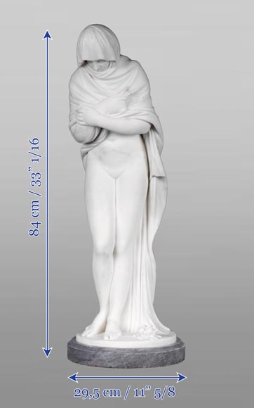 FRANCESCO LAZZARINI (1748-1808) – Winter, also known as The Chilly One, after Jean-Antoine Houdon-8