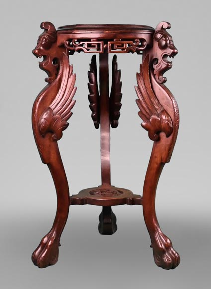 Emile GALLÉ, important vase with floral decoration Emile GALLÉ, important vase with floral decoration-8