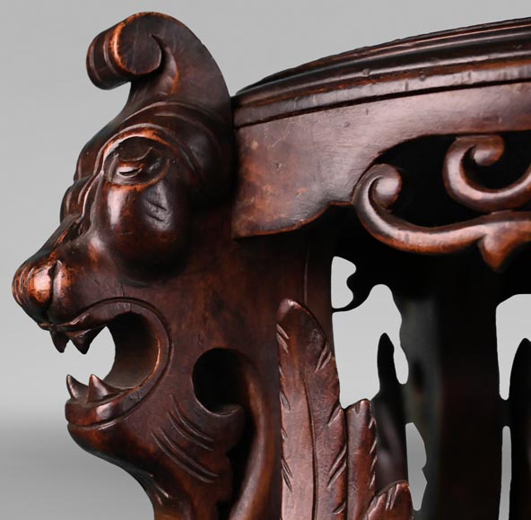 Emile GALLÉ, important vase with floral decoration Emile GALLÉ, important vase with floral decoration-10