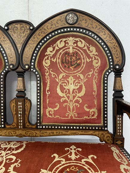 Orientalist living room furniture set Orientalist living room furniture set-13