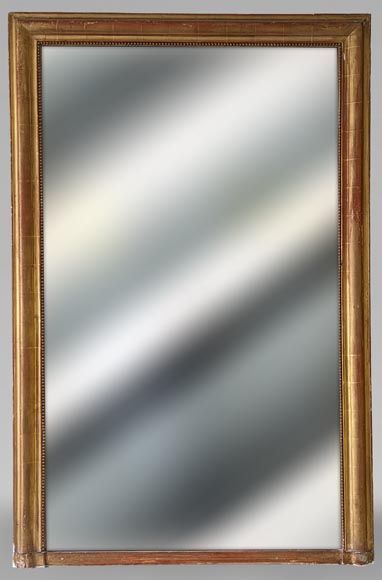 Louis-Philippe style gilded trumeau with pearl decoration Louis-Philippe style gilded trumeau with pearl decoration-0