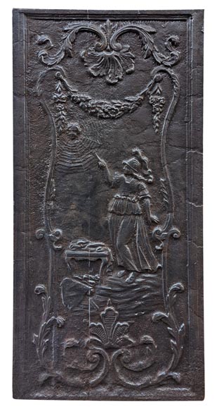 Fireback depicting the myth of Athena and Arachne Fireback depicting the myth of Athena and Arachne-0