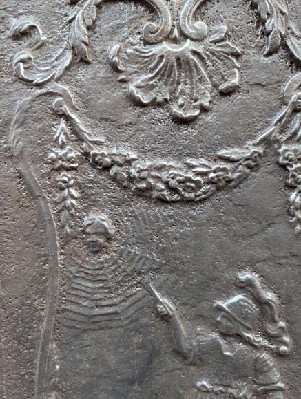 Fireback depicting the myth of Athena and Arachne Fireback depicting the myth of Athena and Arachne-2