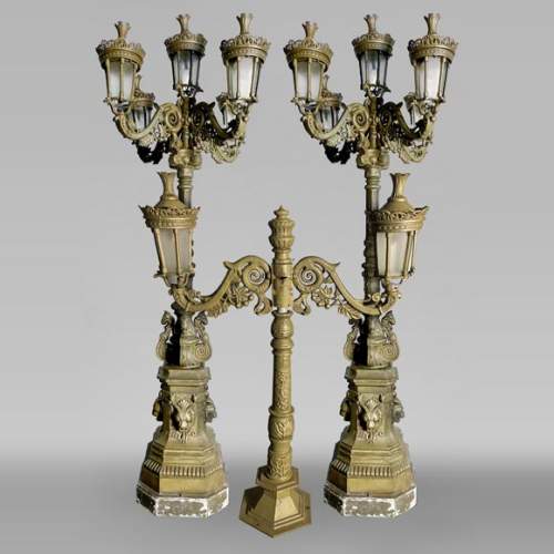 Set of Napoleon III-style floor lamps