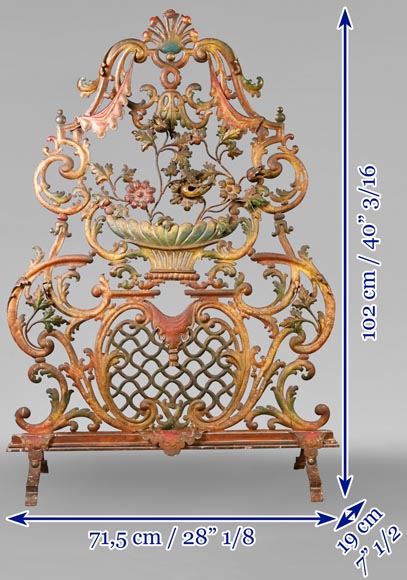 Louis XV style polychrome sparkler Louis XV style polychrome sparkler-9