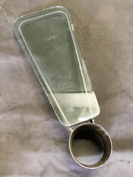 Spiral staircase in glass and chromed metal Spiral staircase in glass and chromed metal-9