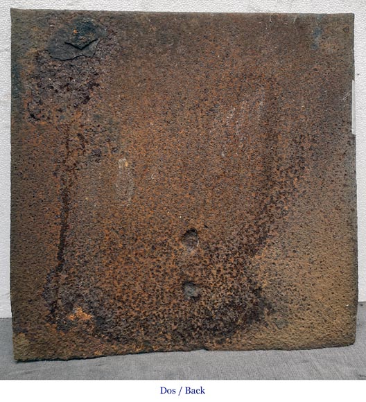 18th century fireback representing the arms of France 18th century fireback representing the arms of France-5