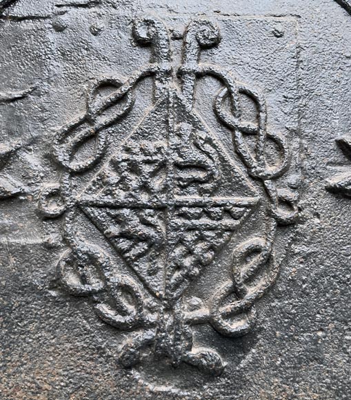 Fireback, circa 1600, with the arms of Angélique d'Estrées Fireback, circa 1600, with the arms of Angélique d'Estrées-1