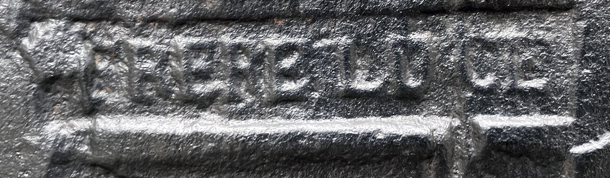 Fireback dated 1828 representing a scene from the tale Fireback dated 1828 representing a scene from the tale