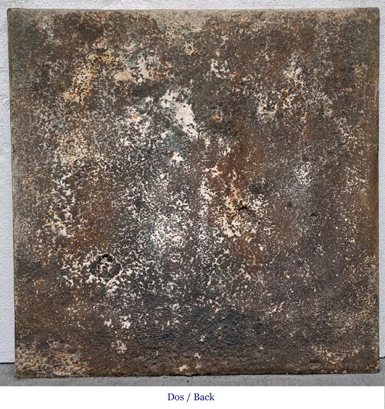 Fireback dated 1828 representing a scene from the tale Fireback dated 1828 representing a scene from the tale