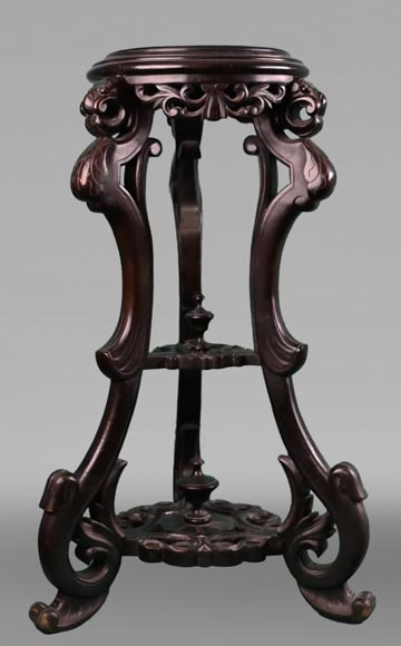 The Royal Macaw vase painted by Albert-Léon LEBARQUE and its original harness The Royal Macaw vase painted by Albert-Léon LEBARQUE and its original harness-11