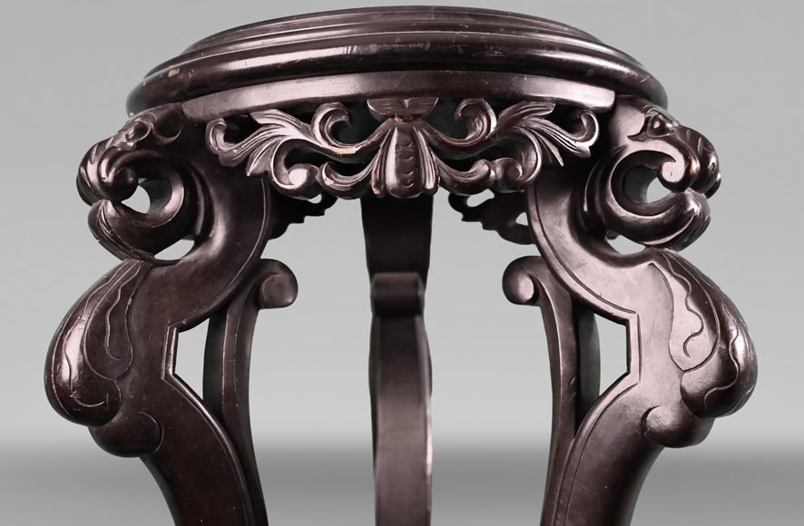 The Royal Macaw vase painted by Albert-Léon LEBARQUE and its original harness The Royal Macaw vase painted by Albert-Léon LEBARQUE and its original harness-12