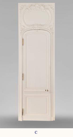Set of 3 Louis XV style doors with door tops Set of 3 Louis XV style doors with door tops-14