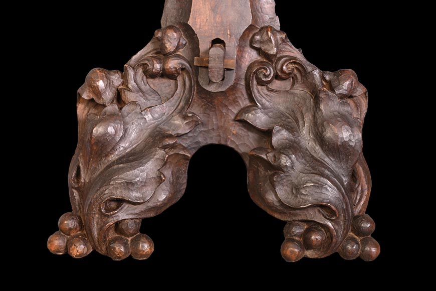 Group of sculpted wood chairs Group of sculpted wood chairs-6