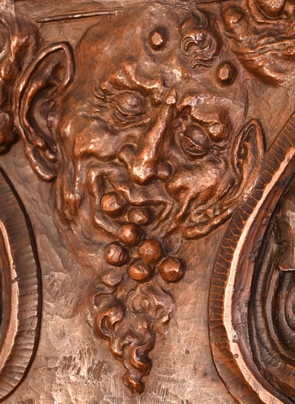 Group of sculpted wood chairs Group of sculpted wood chairs-7