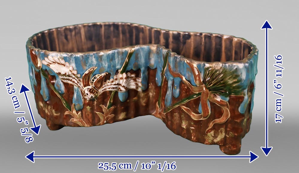 Émile GALLÉ, Jardiniere with a design inspired by the nature of Pharaonic Egypt, circa 1879-1890 Émile GALLÉ, Jardiniere with a design inspired by the nature of Pharaonic Egypt, circa 1879-1890-9