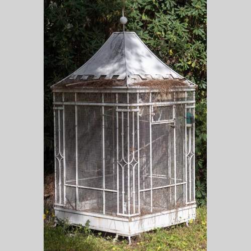 Large iron birdcage