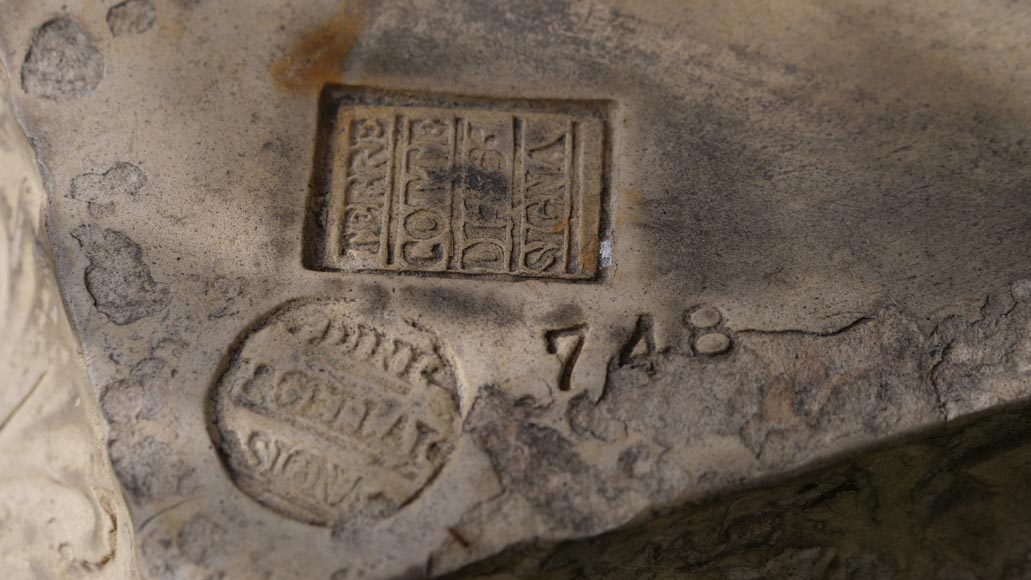 Large Greek style vase in painted terracotta Large Greek style vase in painted terracotta-12