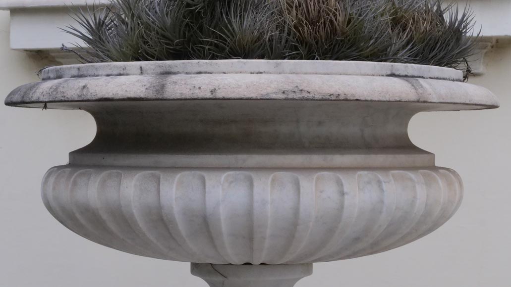 Pair of classic style marble basins Pair of classic style marble basins-5
