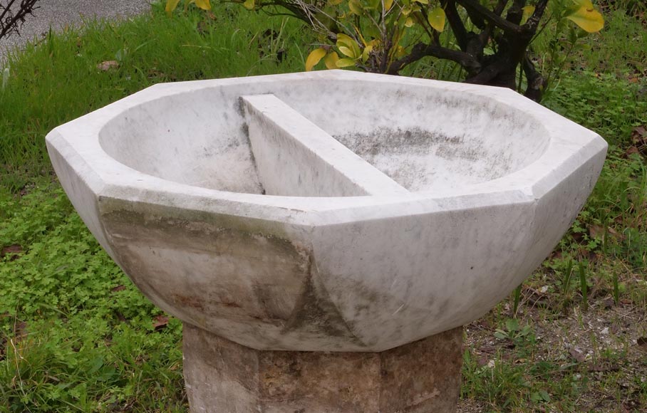 Modern style marble stoup Modern style marble stoup-3