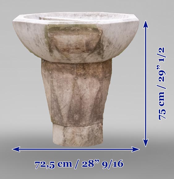Modern style marble stoup Modern style marble stoup-6