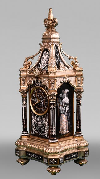 Paul SOYER, Renaissance-Style Clock Set, circa 1875 Paul SOYER, Renaissance-Style Clock Set, circa 1875-2
