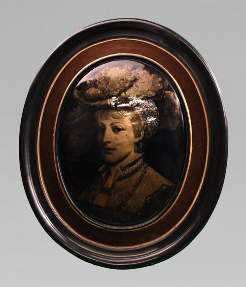 Paul SOYER, Pair of Enameled Portraits, late 19th century Paul SOYER, Pair of Enameled Portraits, late 19th century-1