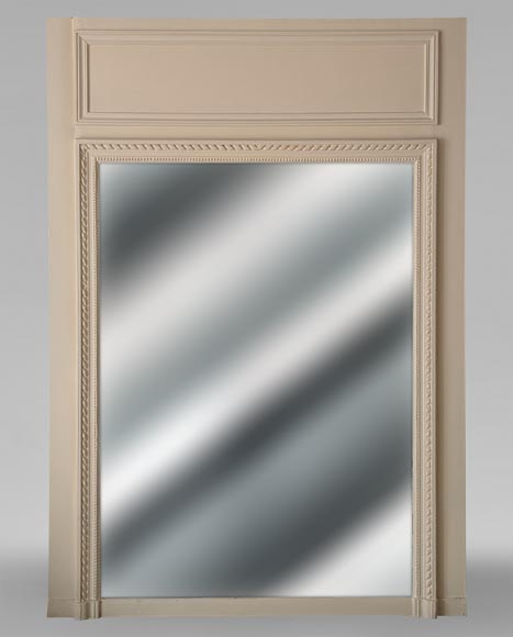 Louis XVI style trumeau with pearl decoration Louis XVI style trumeau with pearl decoration-0